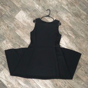 Eileen Fisher black silk maxi
